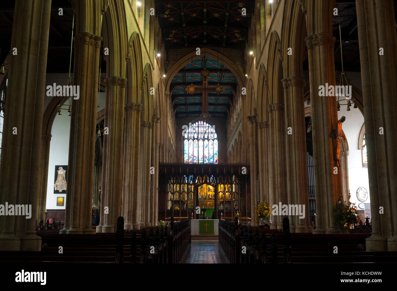 St. Mary Magdalene`s Church, Newark, Nottinghamshire, England, UK Stock Photo